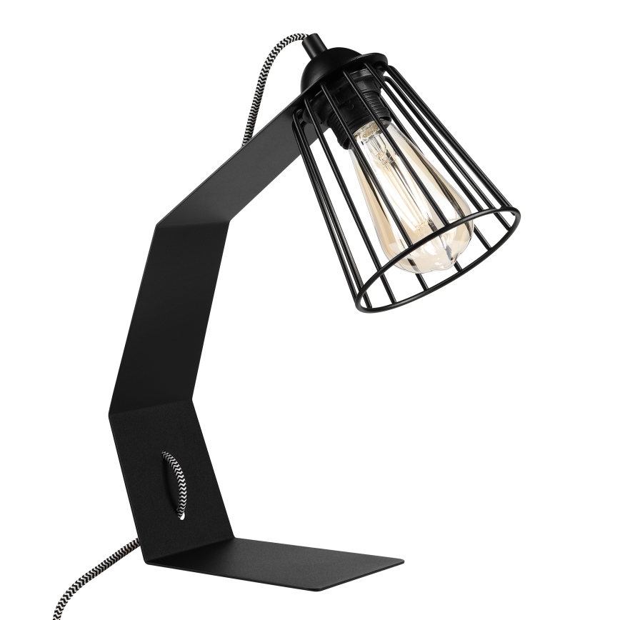 Stolová lampa NANDO 1xE27/15W/230V čierna