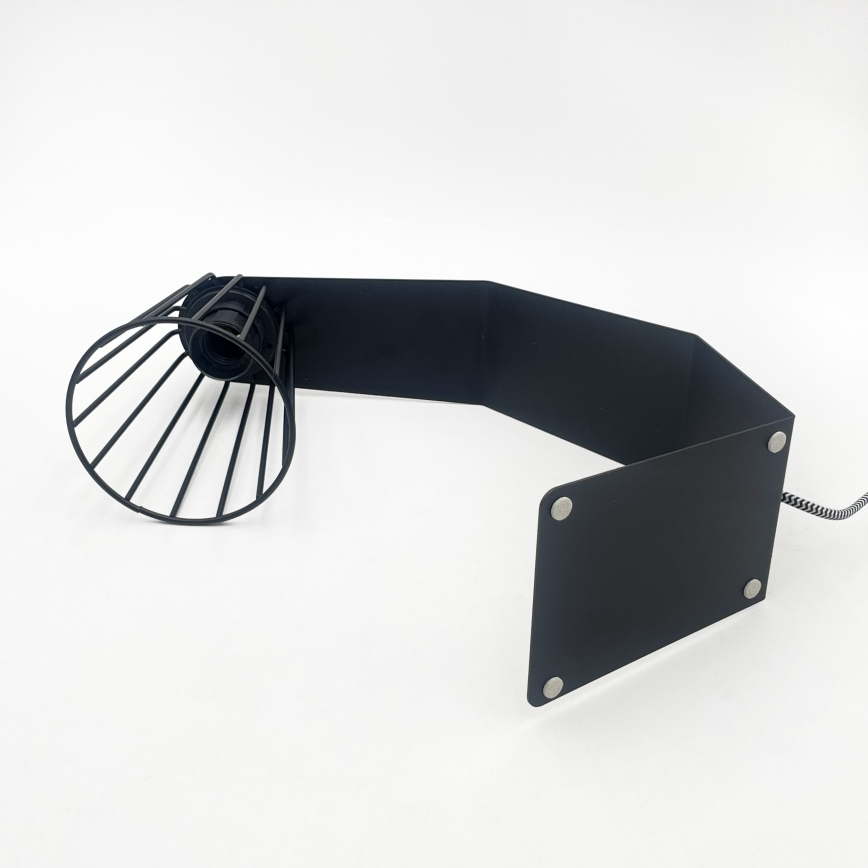 Stolová lampa NANDO 1xE27/15W/230V čierna