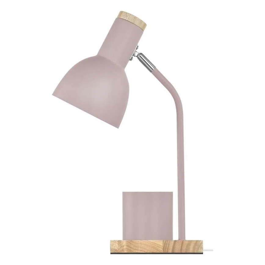Stolová lampa POPPY 1xE27/25W/230V ružová
