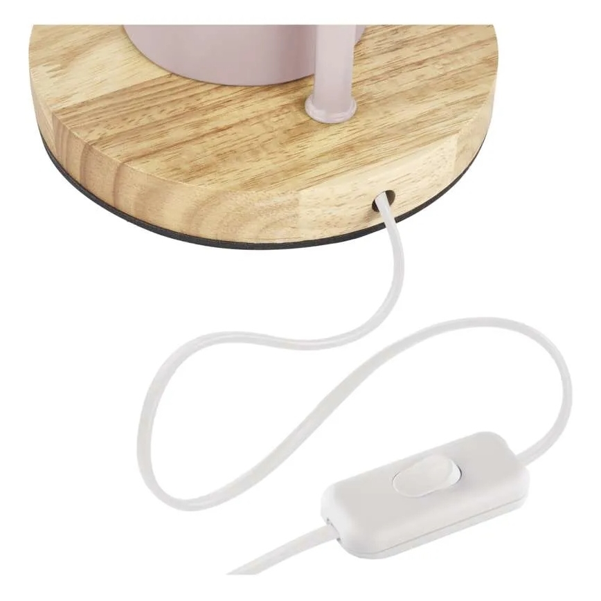 Stolová lampa POPPY 1xE27/25W/230V ružová