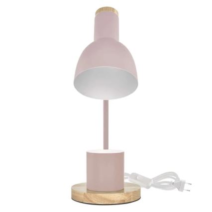 Stolová lampa POPPY 1xE27/25W/230V ružová