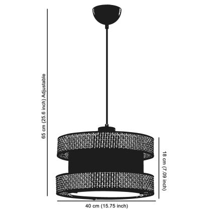 Stropná lampa HALO 1xE27/60W/230V béžová/šedá