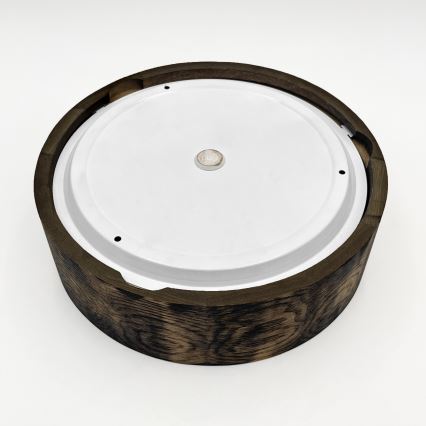 Kúpeľňové stropné svietidlo OAK SMOKY 2xE27/15W/230V IP54 ? 27,5 cm dub/tmavohnedá