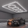 Stropné LED svietidlo HEXAGON LED/426W/85-265V 6500K 484x243 cm CRI 90 IP44 biela