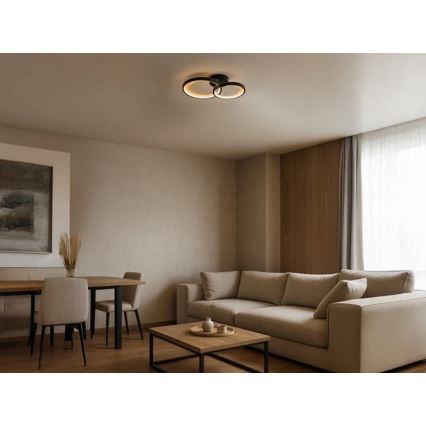 Stropné stmievateľné LED svietidlo LED/35W/230V 3000-6500K + diaľkové ovládanie