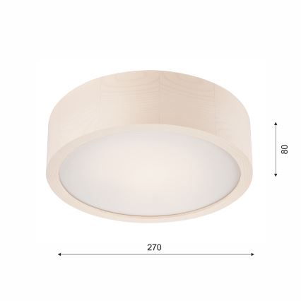 Stropné svietidlo 1xE27/60W/230V - FSC certifikované