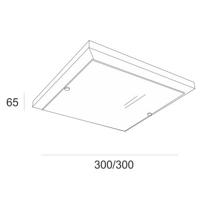 Stropné svietidlo 1xE27/60W/230V buk - FSC certifikované