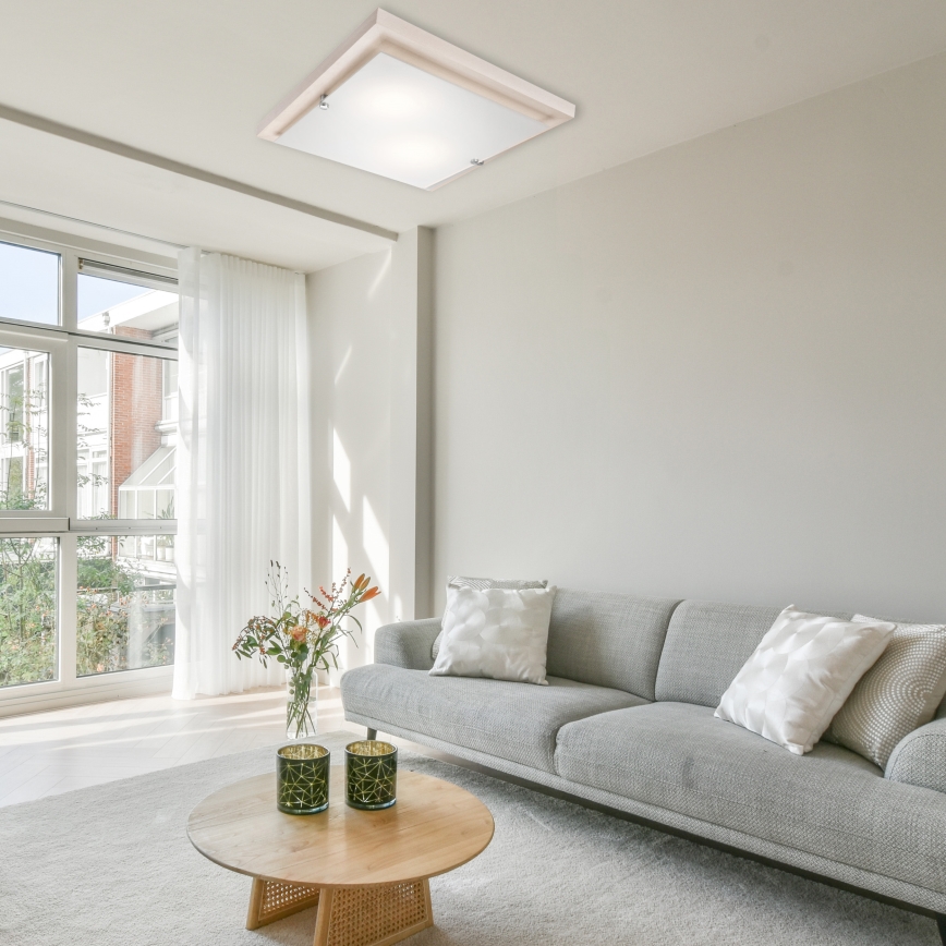 Stropné svietidlo 1xE27/60W/230V buk