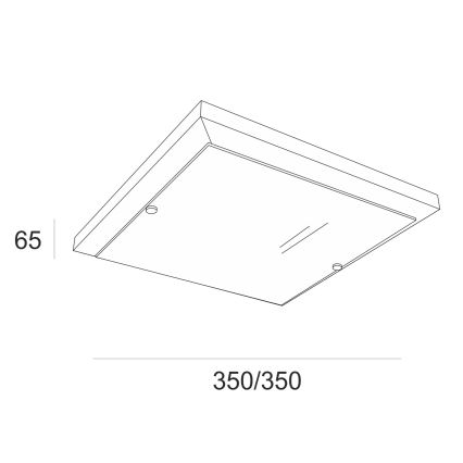 Stropné svietidlo 2xE27/60W/230V buk - FSC certifikované