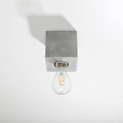 Stropné svietidlo ABEL 1xE27/15W/230V betón