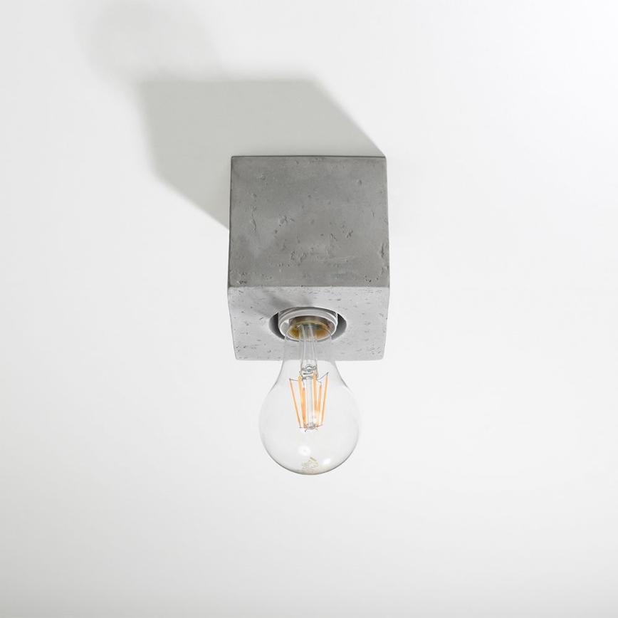 Stropné svietidlo ABEL 1xE27/15W/230V betón