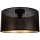 Stropné svietidlo ALDO 1xE27/60W/230V pr. 40 cm čierna
