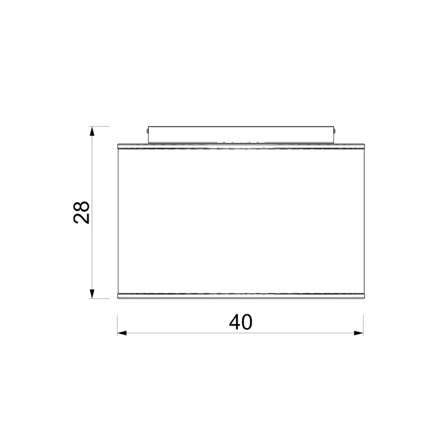 Stropné svietidlo ARDEN, 1x E27, 15 W, 230 V, priemer 40 cm, zelené
