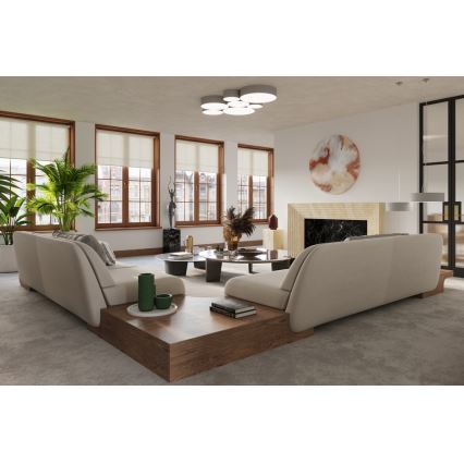 Sollux SL.0125 - Stropné svietidlo ARENA 45 3xE27/60W/230V šedá