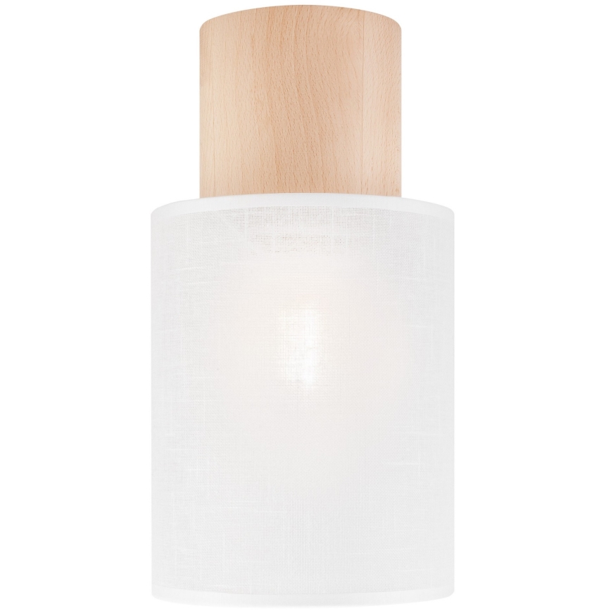 Stropné svietidlo ARI 1xE27/60W/230V pr. 16 cm biela buk