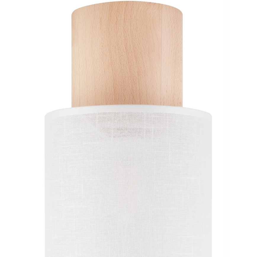 Stropné svietidlo ARI 1xE27/60W/230V pr. 16 cm biela buk