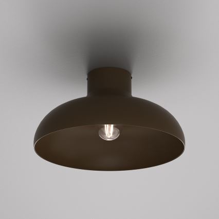 Stropné svietidlo BASCA 1xE27/15W/230V pr. 40 cm hnedé
