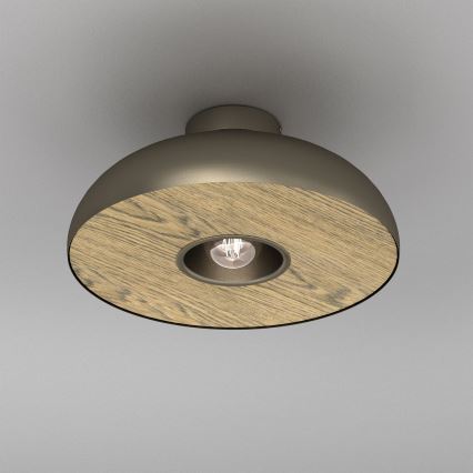 Stropné svietidlo BILBAO 1xE27/15W/230V pr. 40 cm mosadz