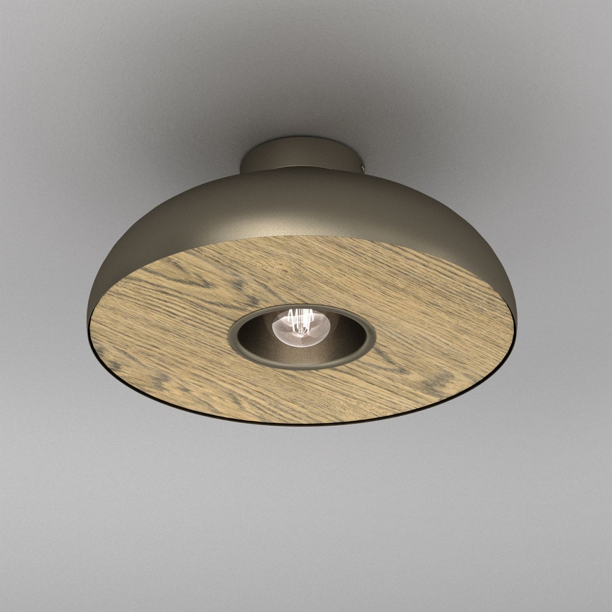 Stropné svietidlo BILBAO 1xE27/15W/230V pr. 40 cm mosadz