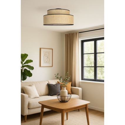 Stropné svietidlo BOHO 1xE27/60W/230V béžová