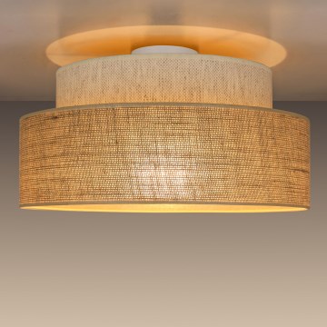 Stropné svietidlo BOHO 1xE27/60W/230V biela/béžová