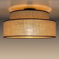 Stropné svietidlo BOHO 1xE27/60W/230V pr. 40 cm béžová