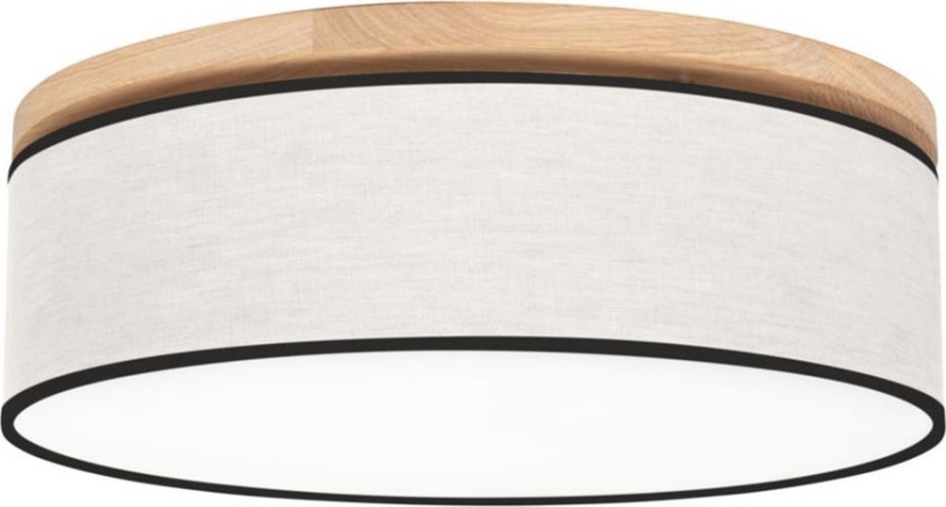 Stropné svietidlo BOHO 4xE27/25W/230V pr. 58 cm dub