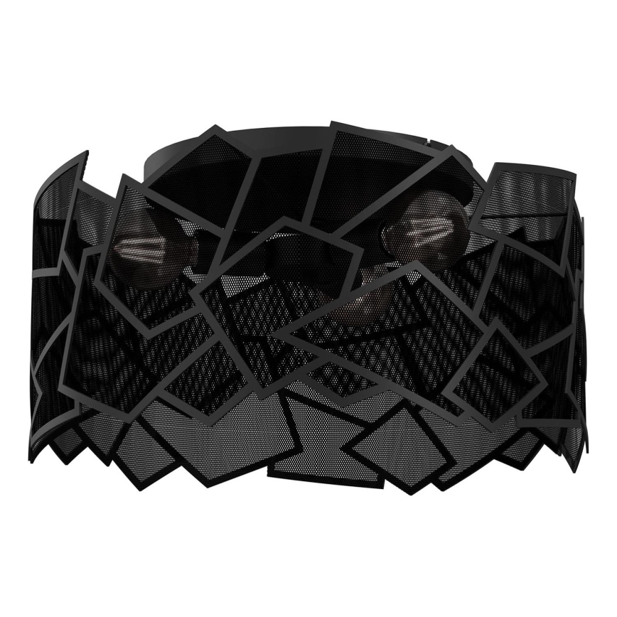 Stropné svietidlo CAMO 3xE27/15W/230V čierna