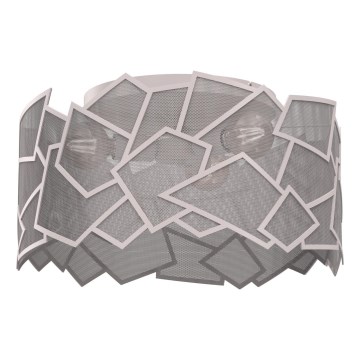 Stropné svietidlo CAMO 3xE27/15W/230V pr. 49,5 cm béžové