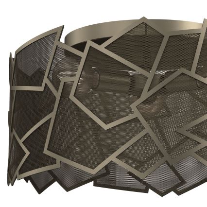 Stropné svietidlo CAMO 3xE27/15W/230V zlatá