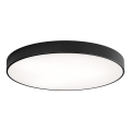 Stropné svietidlo CLEO 6xE27/24W/230V pr. 80 cm čierna