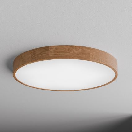 Stropné svietidlo CLEO 6xE27/24W/230V priemer 80 cm dub