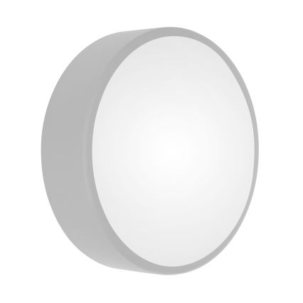 Stropné svietidlo CLEO s pohybovým a súmrakovým senzorom 2xE27/24W/230V, pr. 30 cm, sivé