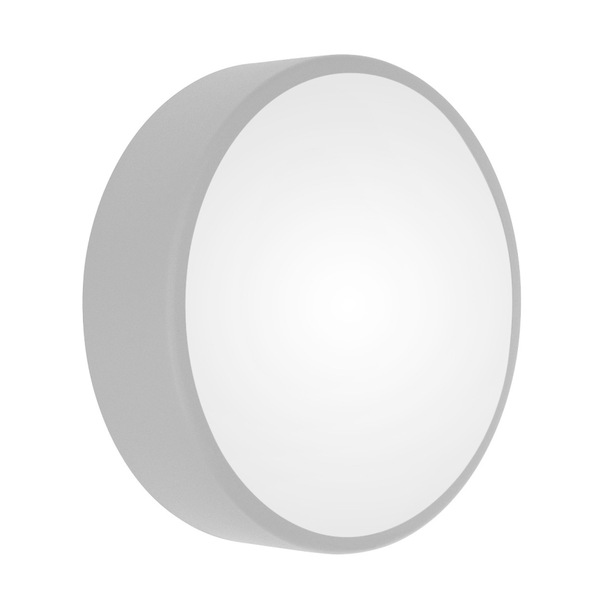 Stropné svietidlo CLEO s pohybovým a súmrakovým senzorom 2xE27/24W/230V, pr. 30 cm, sivé