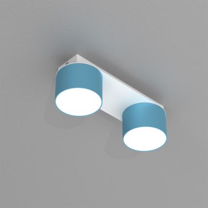 Stropné svietidlo DIXIE 2xGX53/11W/230V modrá
