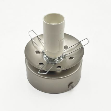 Stropné svietidlo ELIAS 1xE14/5W/230V pr. 13 cm matný chróm/dymovo sivá