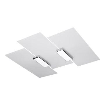 Stropné svietidlo FABIANO 3xE27/60W/230V biela/lesklý chróm