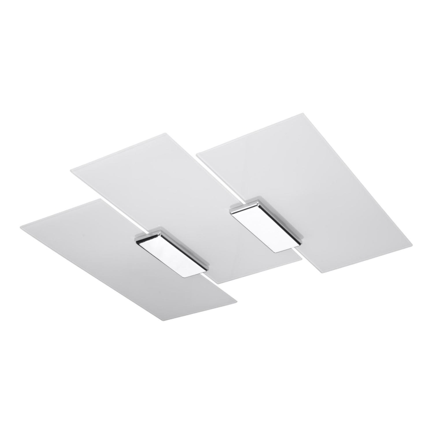 Stropné svietidlo FABIANO 3xE27/60W/230V biela/lesklý chróm