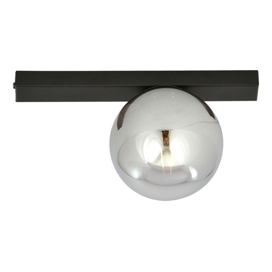 Stropné svietidlo FIT 1xE14/10W/230V čierna/šedá