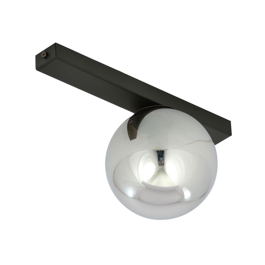 Stropné svietidlo FIT 1xE14/10W/230V čierna/šedá