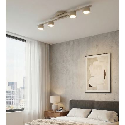 Stropné svietidlo FRAGMENT 4xGX53/12W/230V béžové