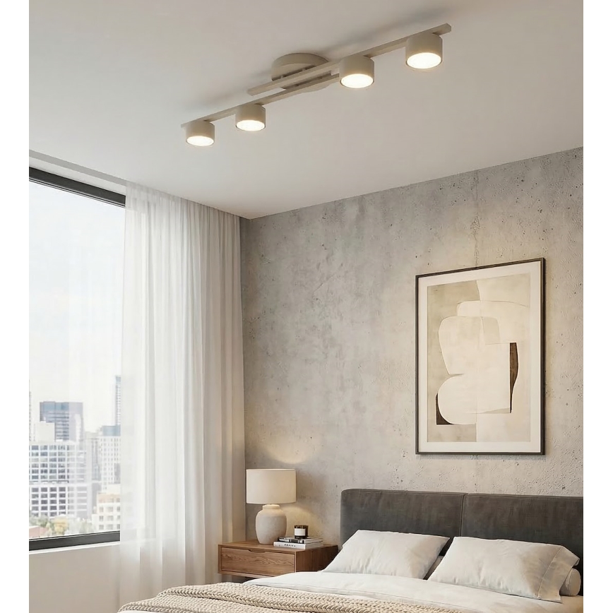 Stropné svietidlo FRAGMENT 4xGX53/12W/230V béžové