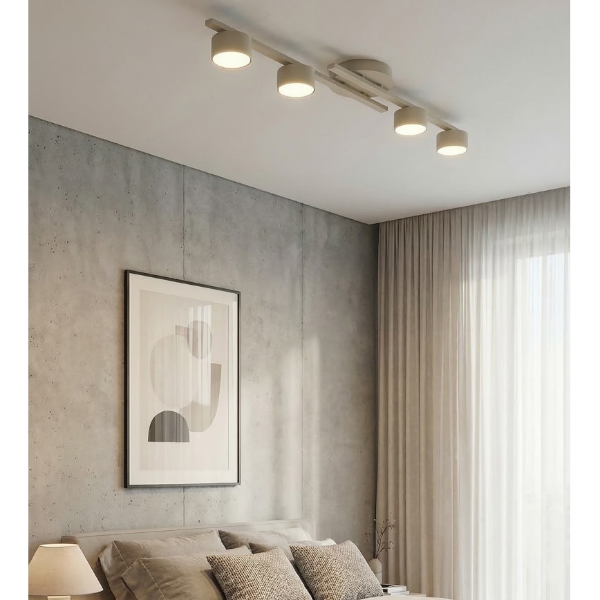 Stropné svietidlo FRAGMENT 4xGX53/12W/230V béžové