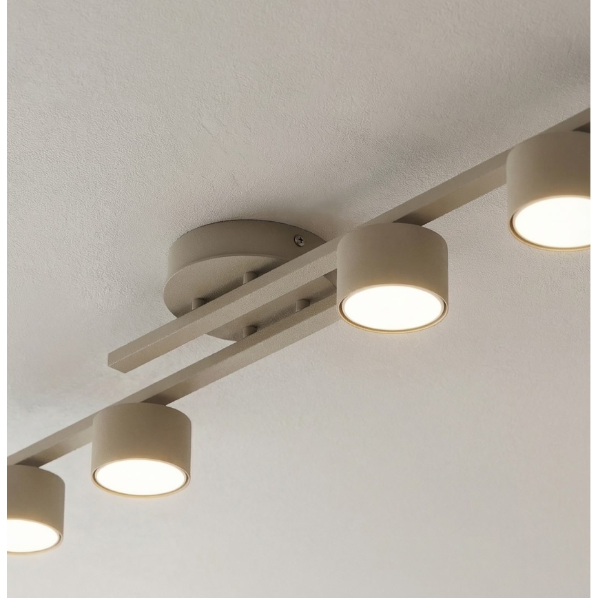 Stropné svietidlo FRAGMENT 4xGX53/12W/230V béžové