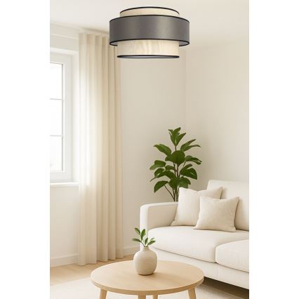 Stropné svietidlo GRACE 1xE27/60W/230V krémová/šedá