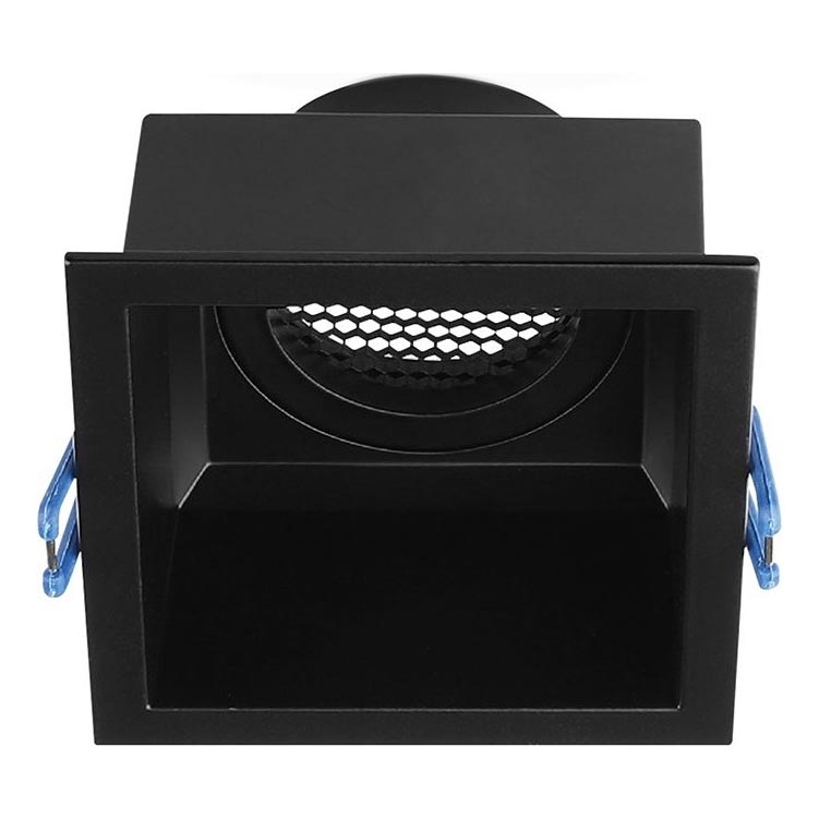 Stropné svietidlo GU10 9x9 cm čierne