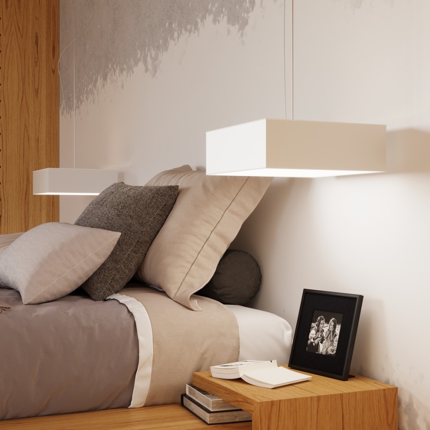 Sollux SL.0138 - Stropné svietidlo HORUS 35 2xE27/60W/230V biela