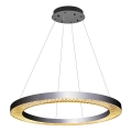 Stropné svietidlo JESI LED/90W/230V 3000K pr. 100 cm strieborné na lanách