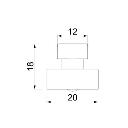Stropné svietidlo MARTI 1xE27/15W/230V priemer 20,5 cm bordové/zlaté