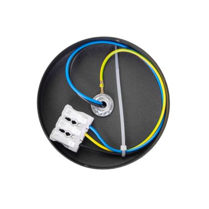 Stropné svietidlo MOONLIGHT 1xE27/15W/230V pr. 16 cm čierne